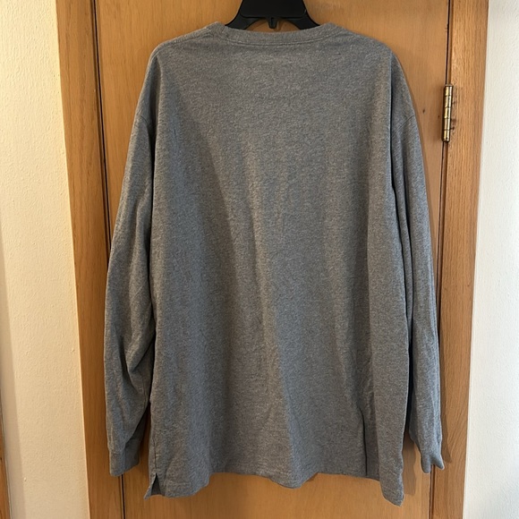 Duluth Company Men’s Relaxed Fit Longtail Tee T-Shirt Long Sleeve Gray Size XL - Picture 5 of 7